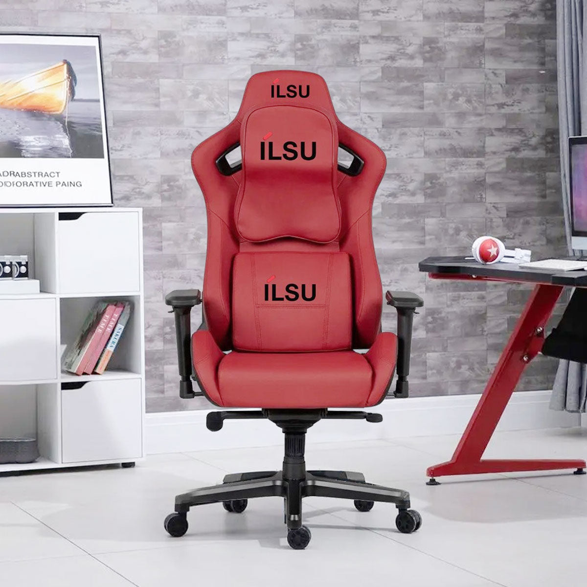  كرسي الألعاب ILSU نايت - أحمر