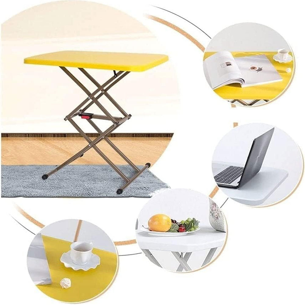 Foldable Portable Side Table (Yellow)