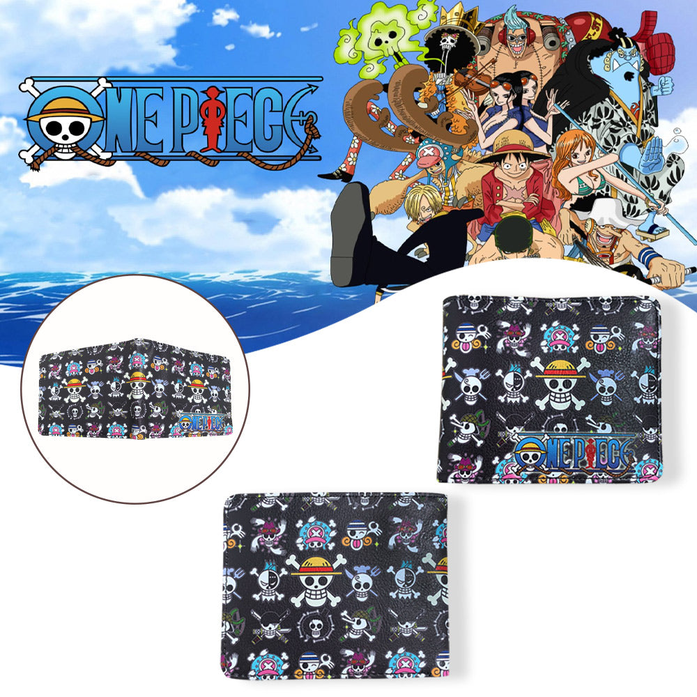 One Piece Flag Symbols PU Leather Wallet