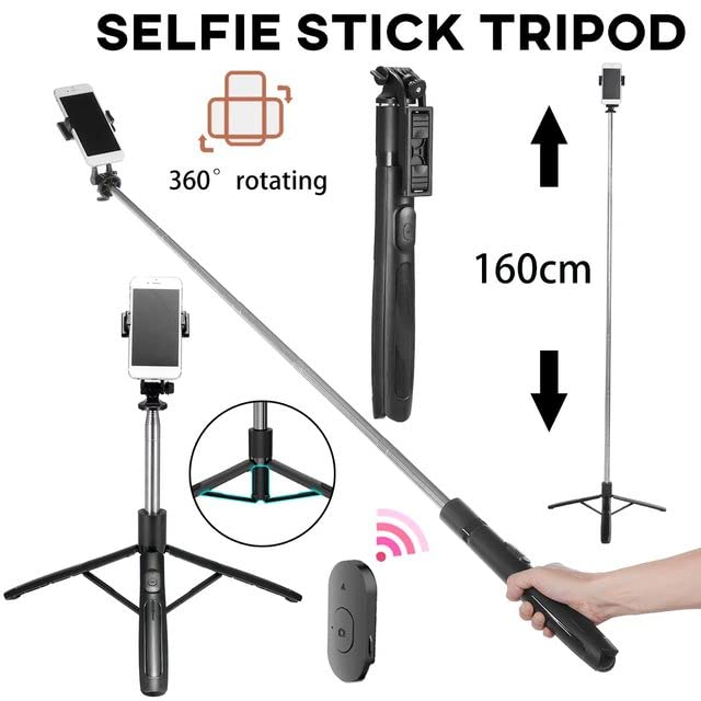 Wireless Tripod Selfie Stick Stand Q06
