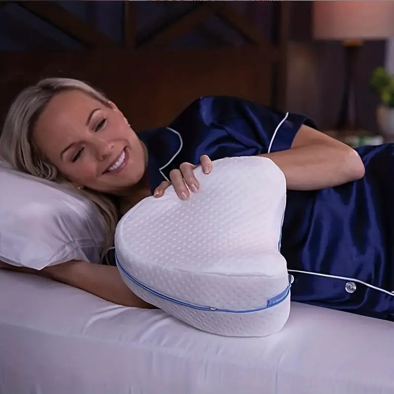 Foam pillow for leg and neck