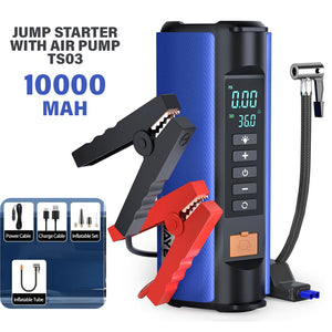 jump starter with air pump ts03 10000mah