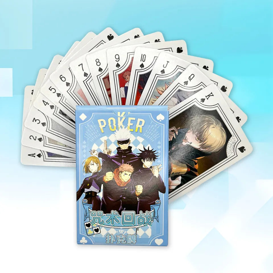 Anime Poker Cards Set 54 sheets