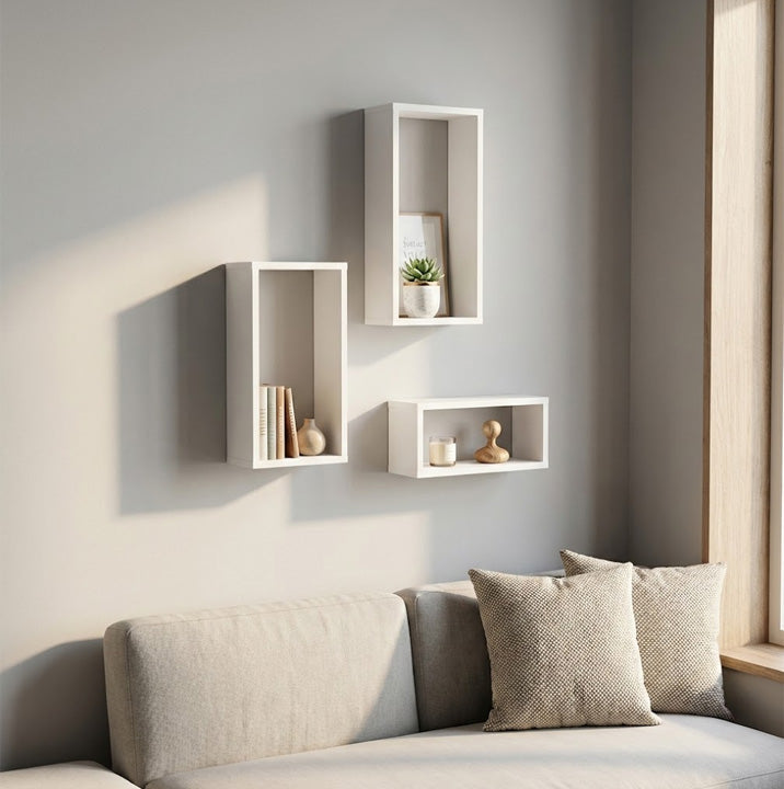 أرفف عائمة - طقم من 3 قطع