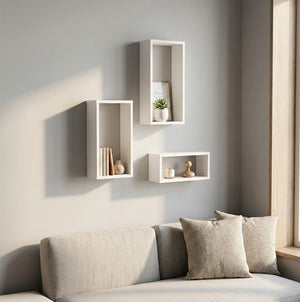 أرفف عائمة - طقم من 3 قطع