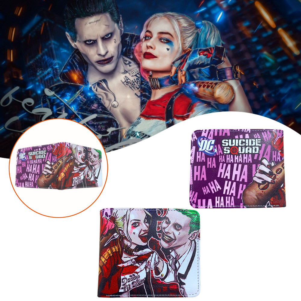 Joker And Harley Quinn PU Leather Wallet