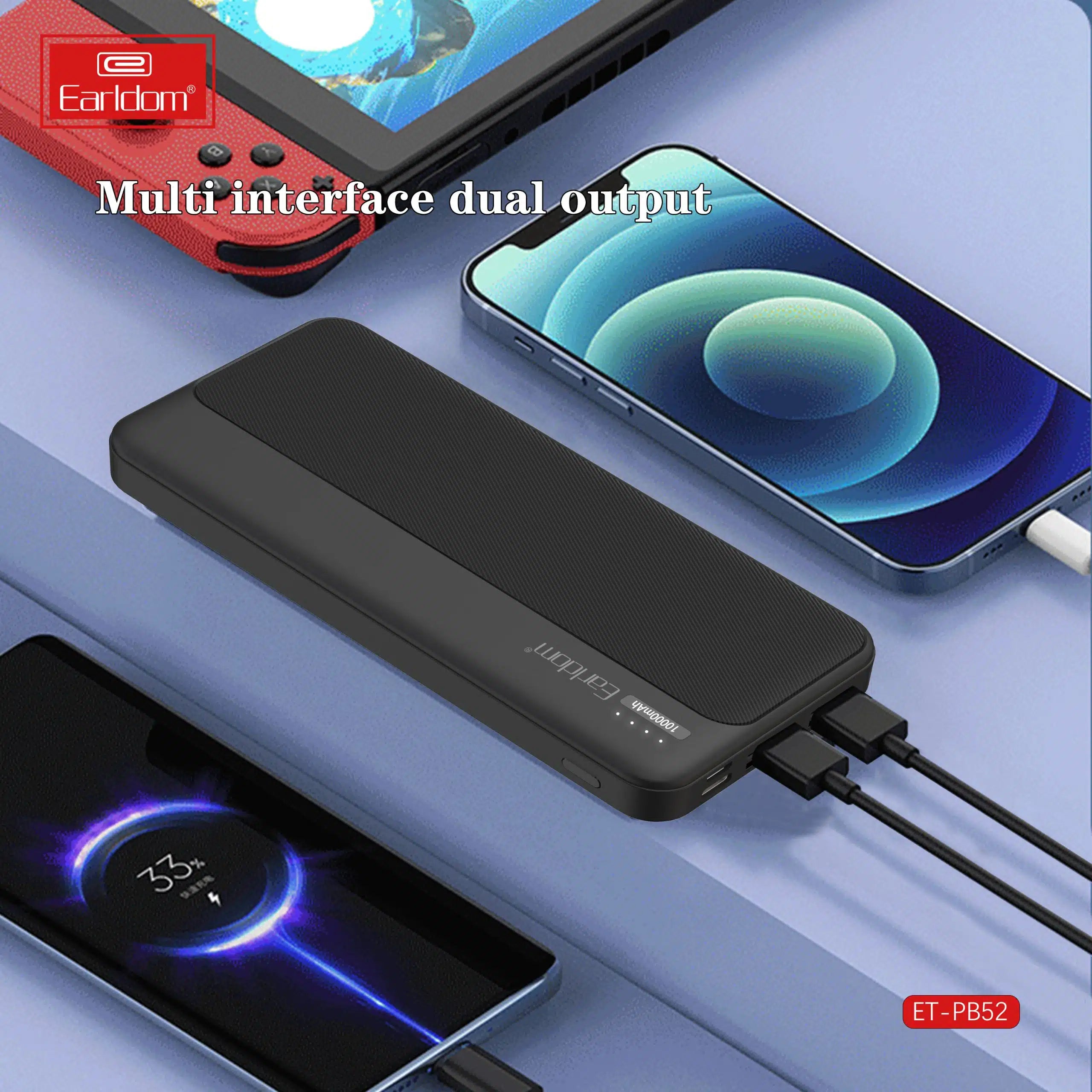 Earldom Power Bank PB52 10000 mAh