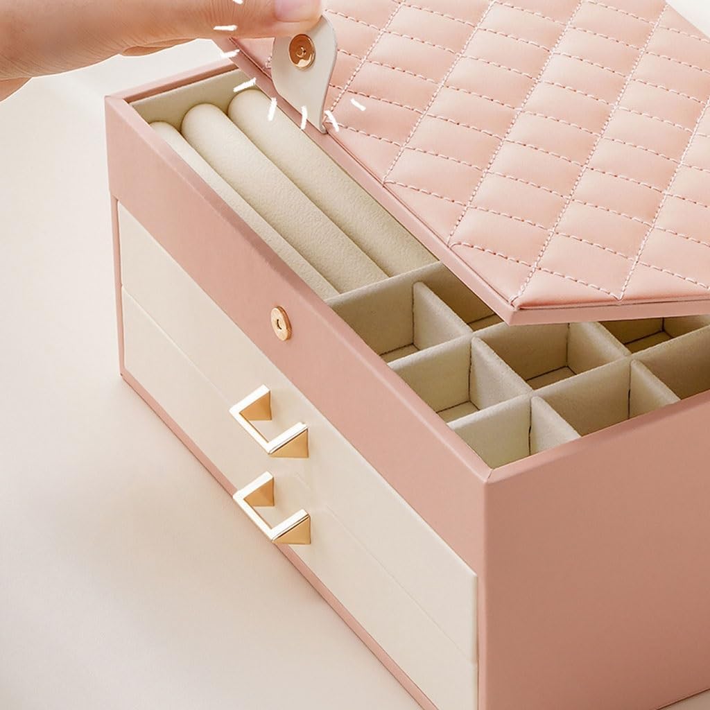 Jewelry Organizer Box Three-layer