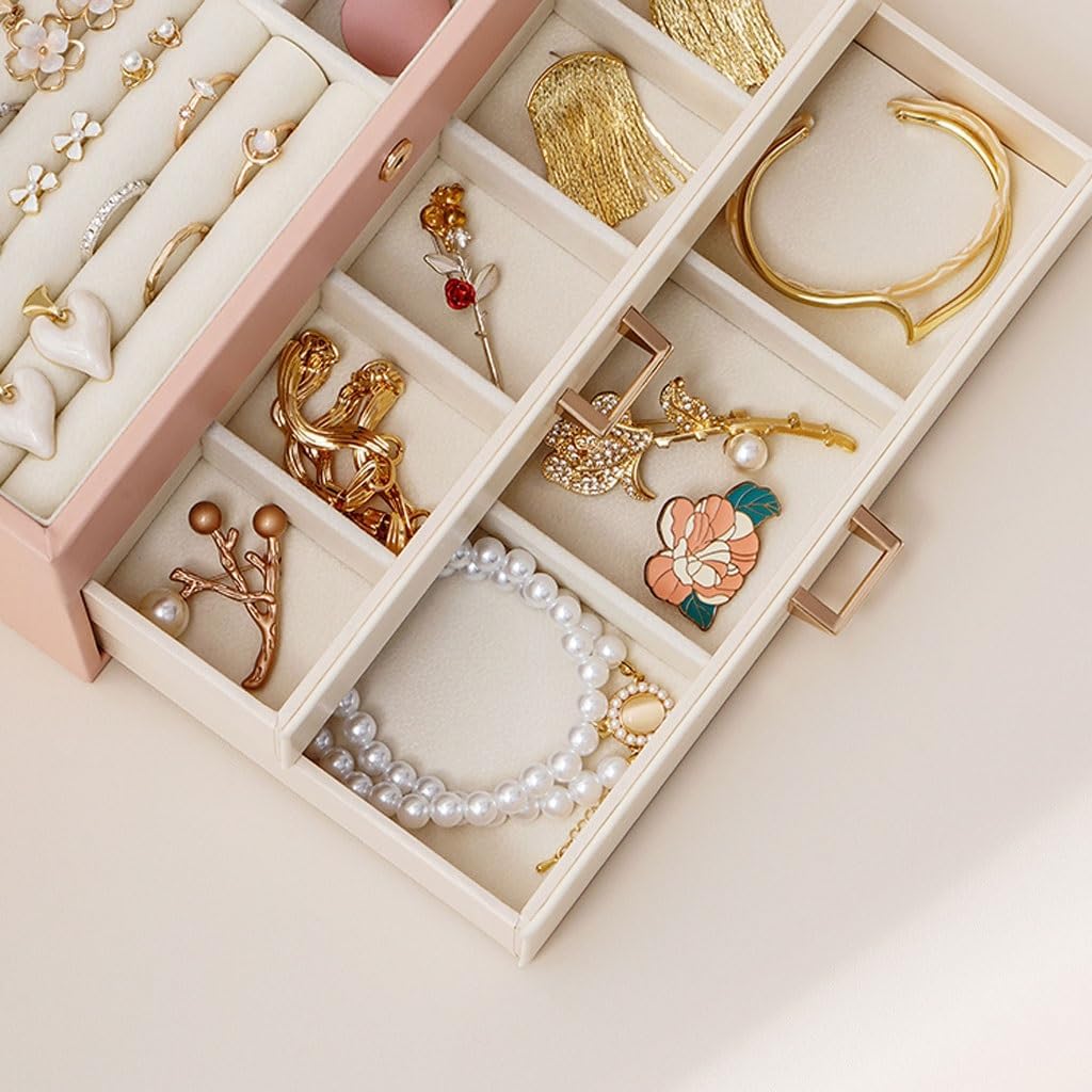 Jewelry Organizer Box Three-layer