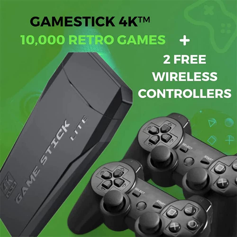 Game Stick 4K 64 GB-Retro Video Game Console