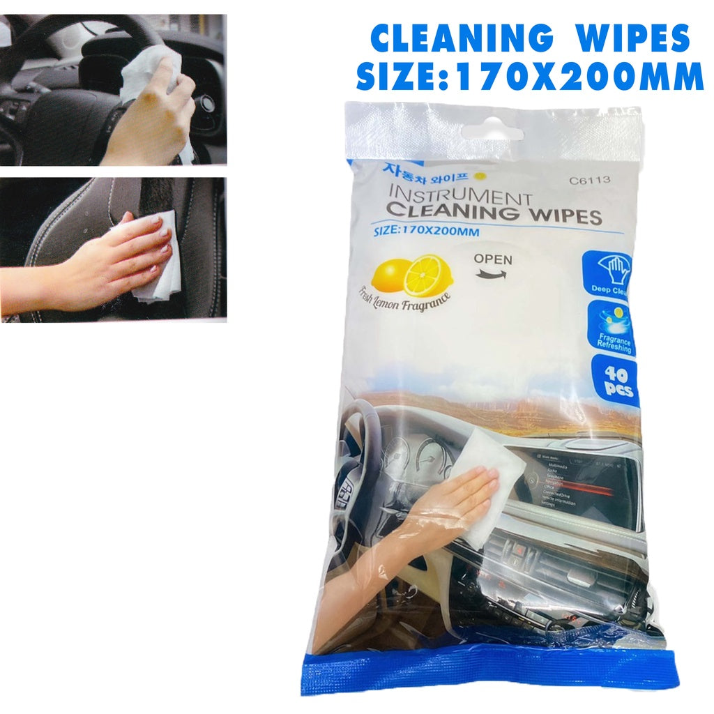 SunCar C6113 40 pieces of wet car cleaning wipes