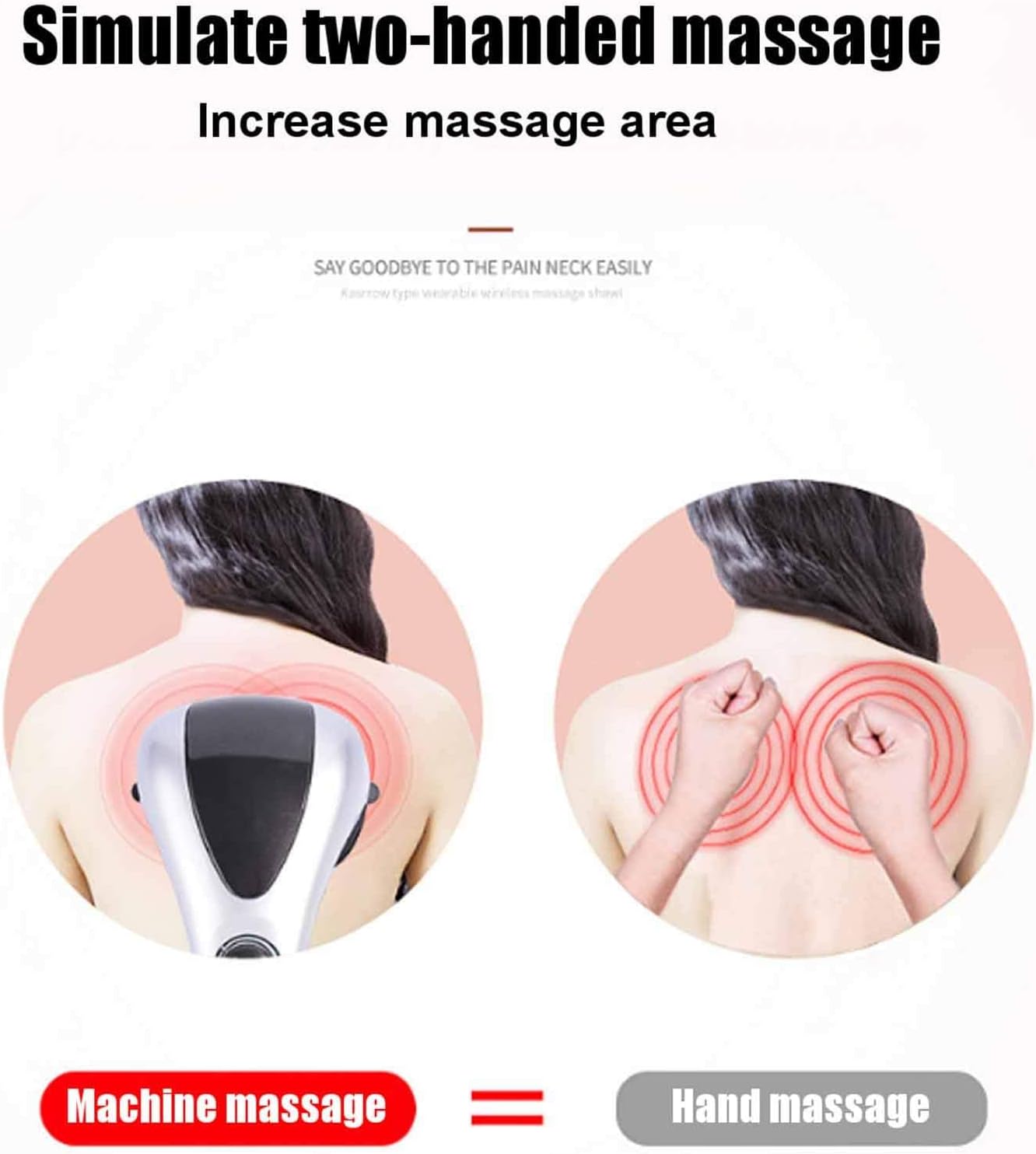 Double head massager for physical therapy