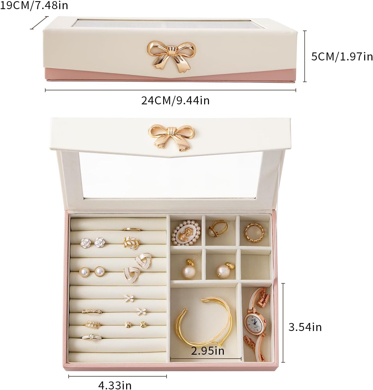 Jewelry and Accessory Organizer Box