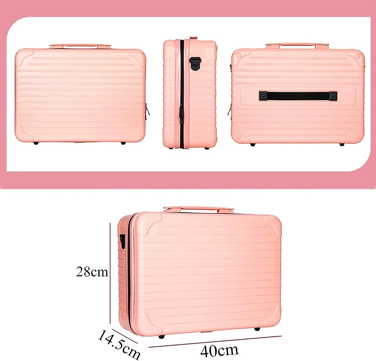 Cosmetic Bag with Multi Pocket and Dividers