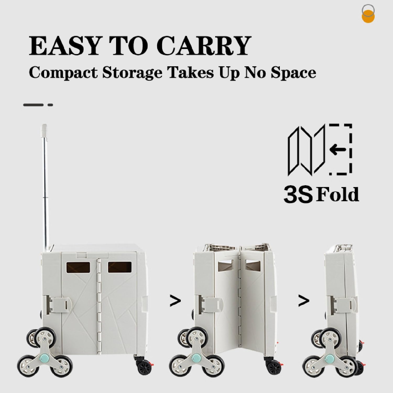 Foldable shopping storage box 70Liter