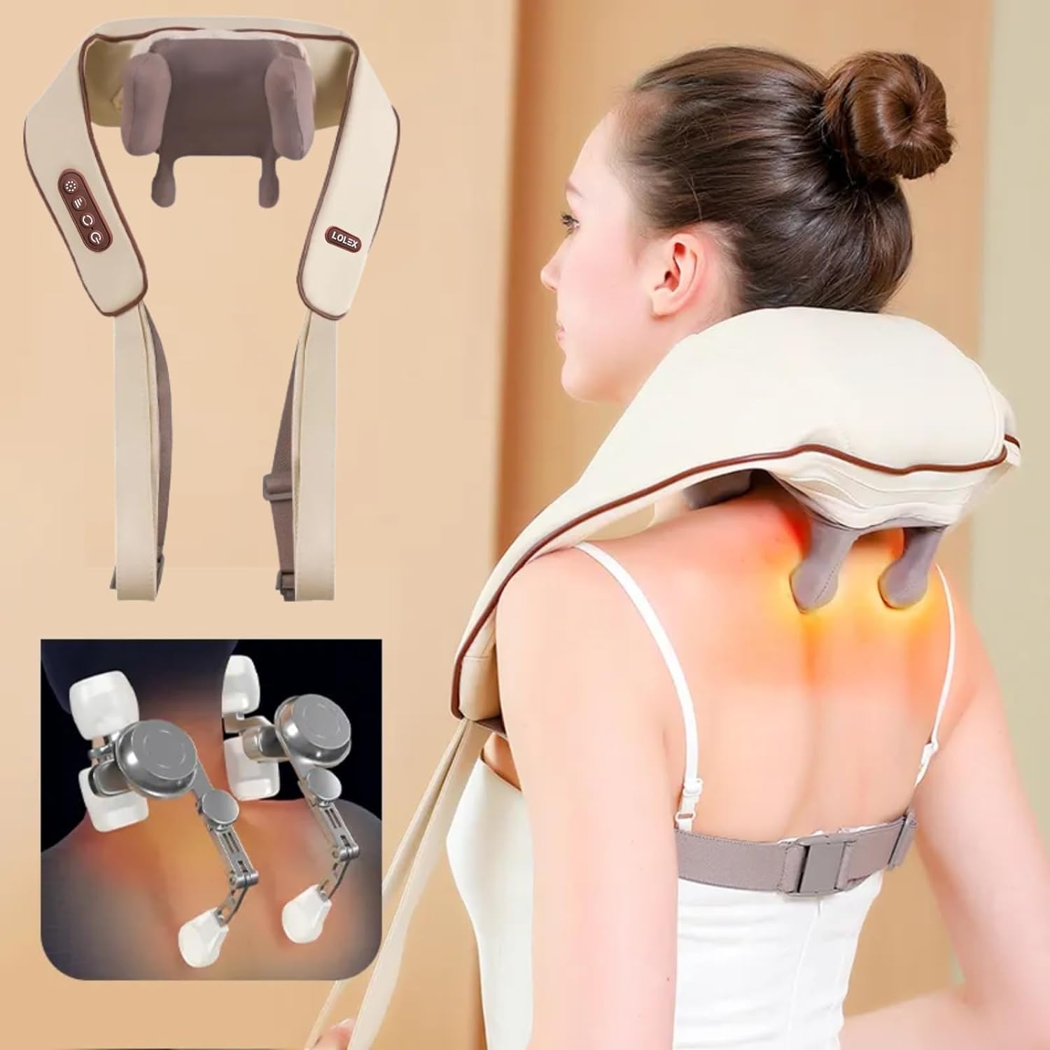 Shoulder and neck massager
