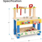 مجموعة حامل أدوات من الخشب الصلب من والأطفال
