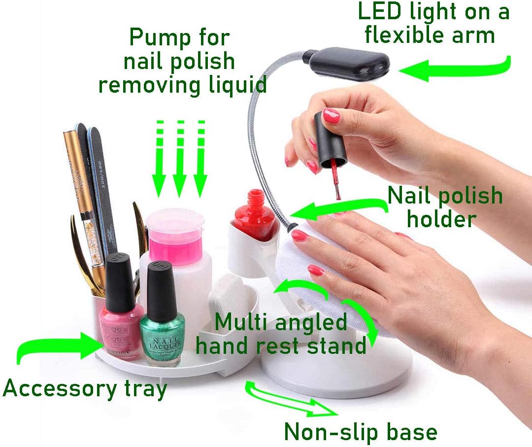 Manicure hand rest holder