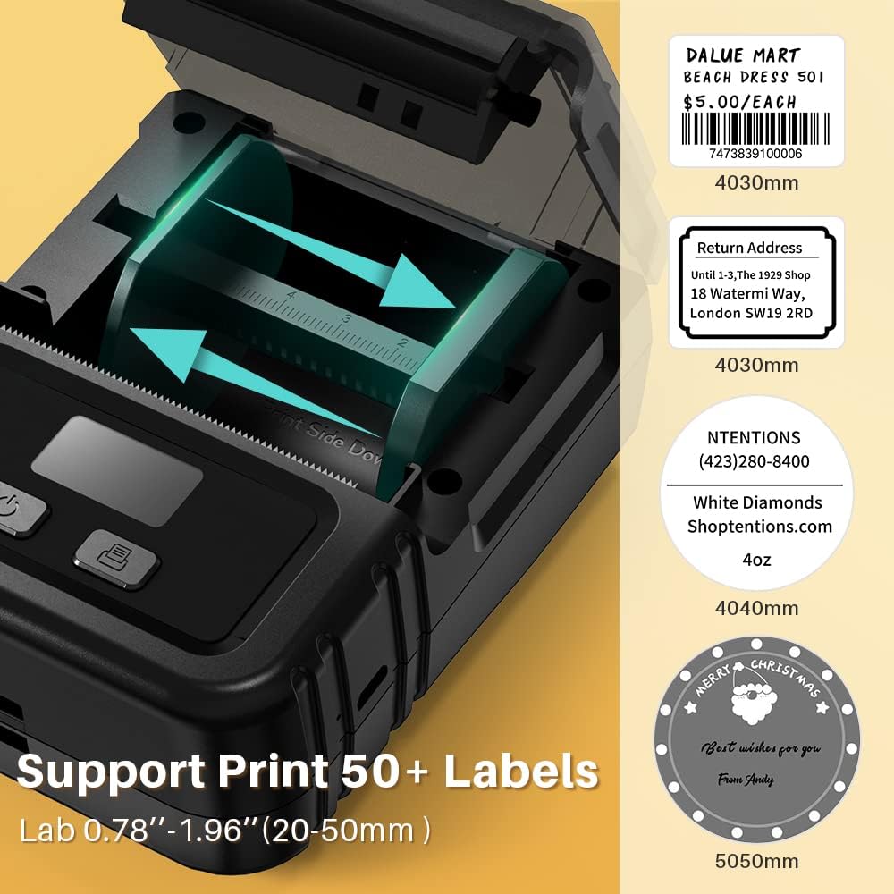 Phomemo M120 Label Maker Printer / Black