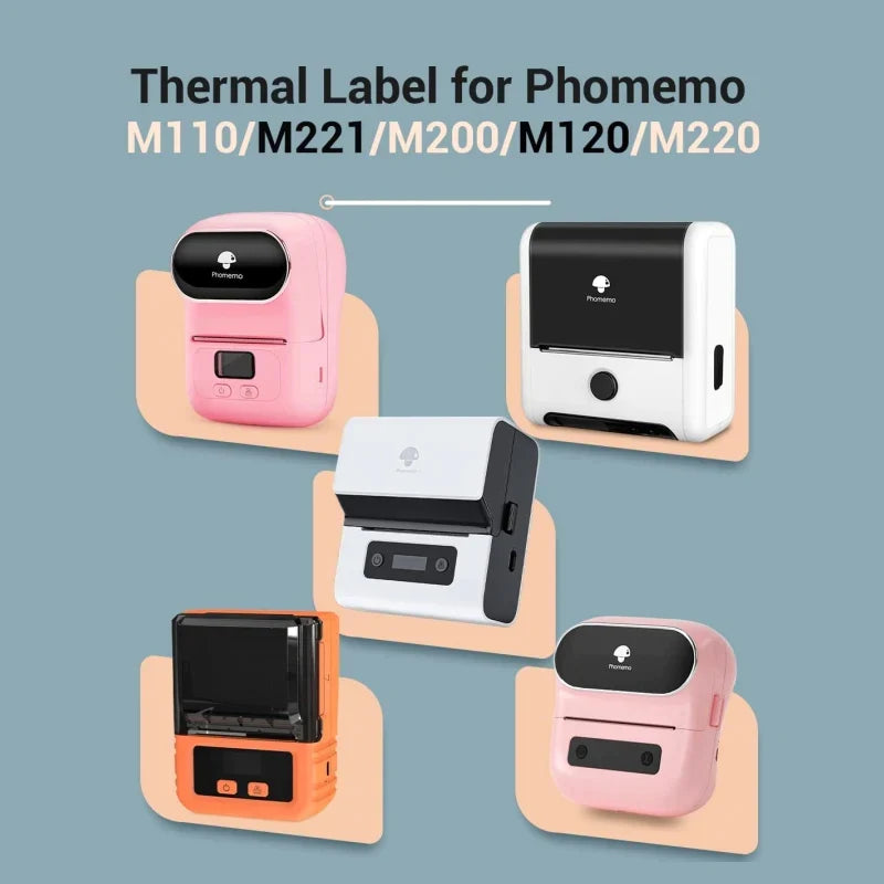 Phomemo Printer Labels 50x50mm/150Pcs-Square/White