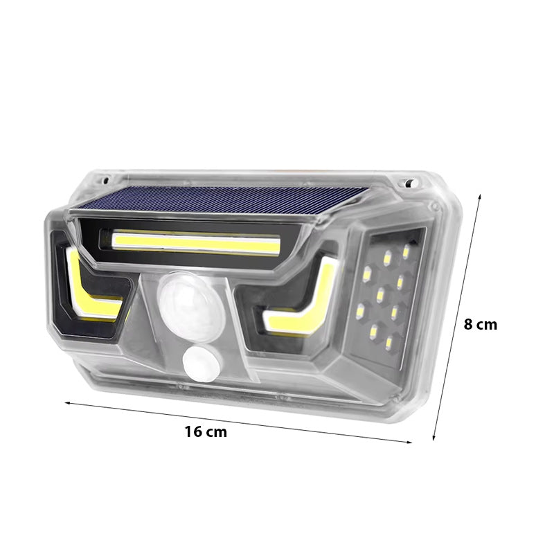 مصباح حائط بحساس يعمل بالطاقة الشمسية مقاوم للماء