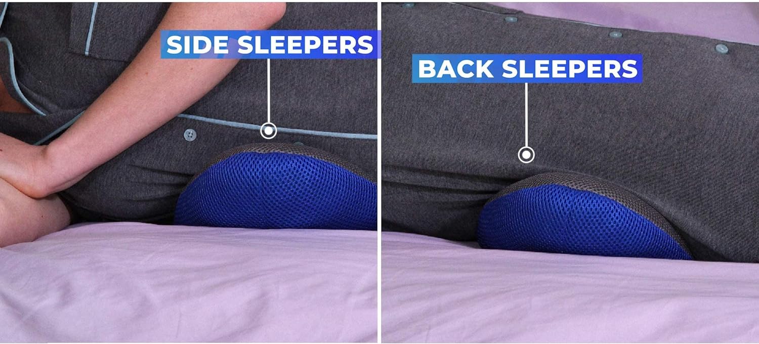 Memory foam pillow for back support