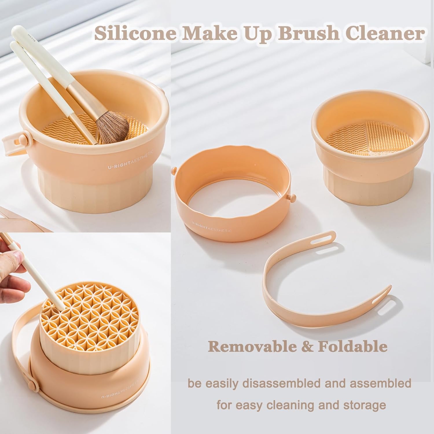 Makeup Brush Cleaning and Drying Bowl
