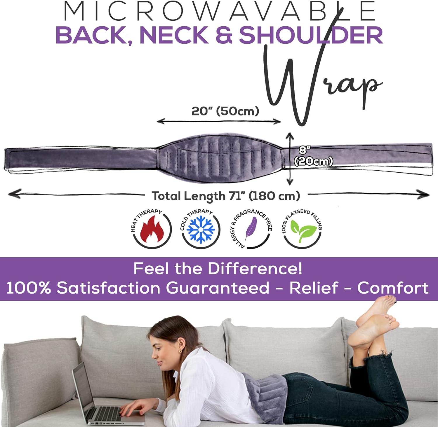 Microwave Heating Pad for Lower Back Pain