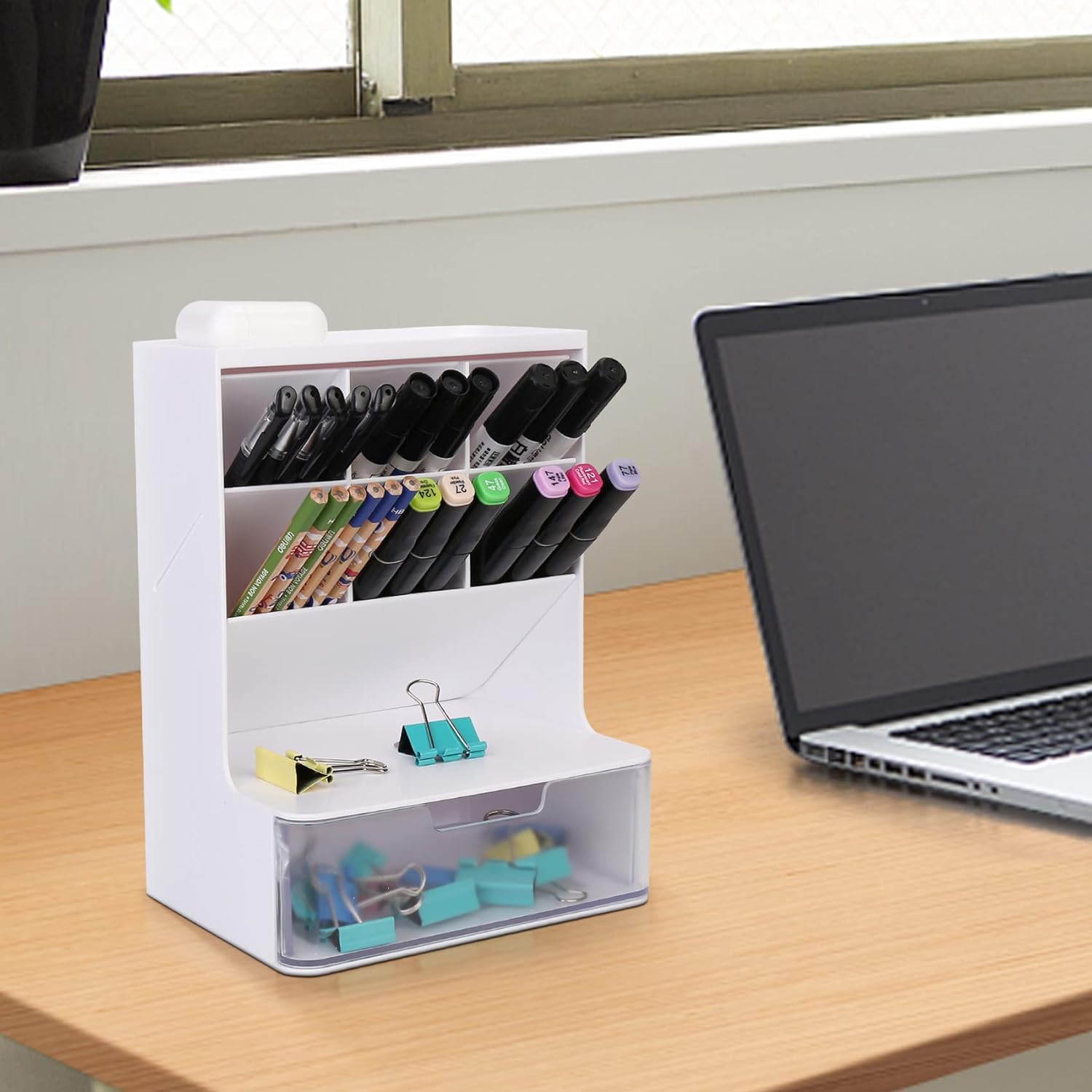 Desktop Pen Storage Box