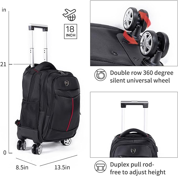 360 degree rotatable waterproof backpack