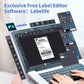 طابعة حرارية لملصقات الشحن Phomemo D520-BT Bluetooth / أسود