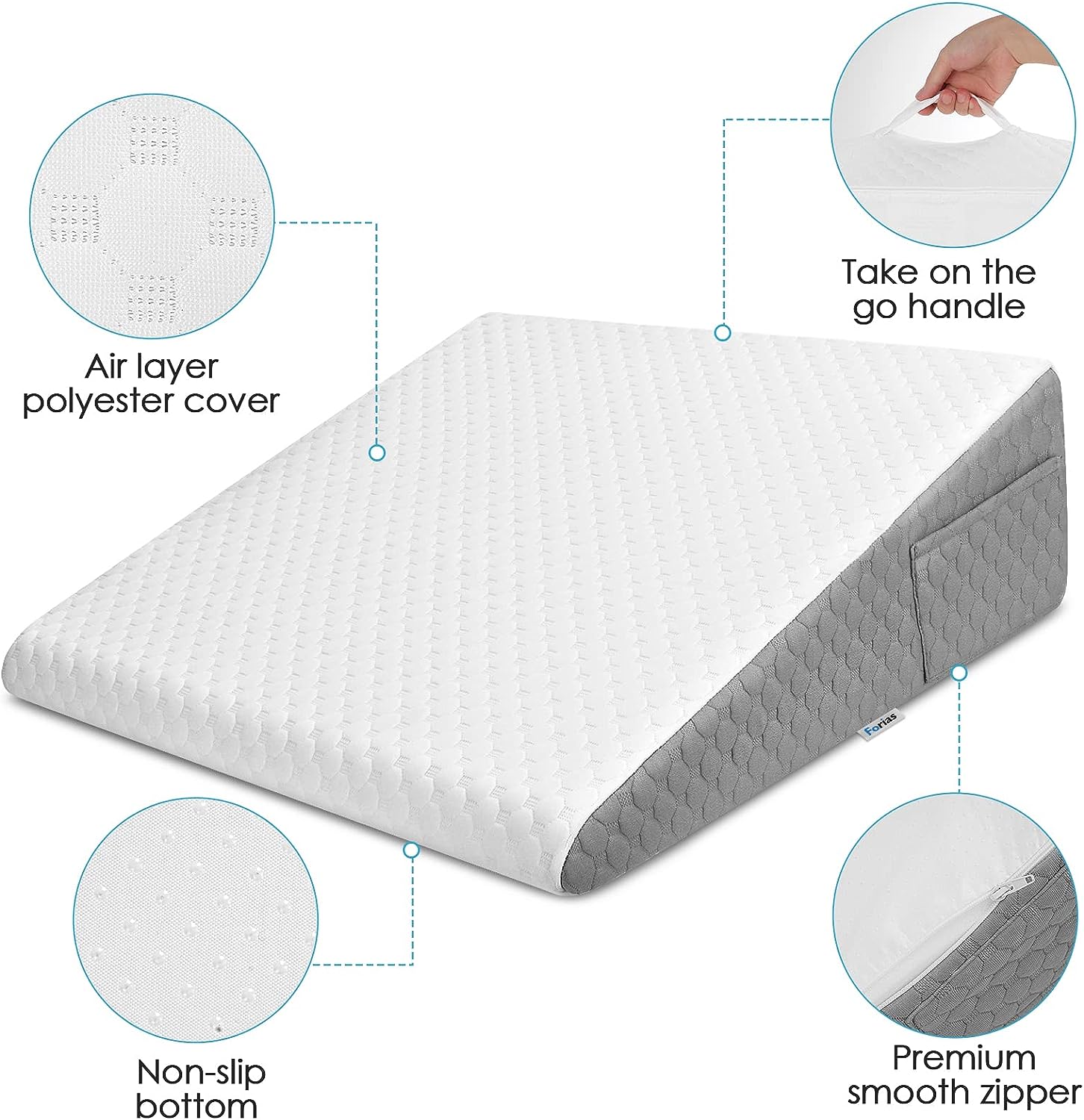 Memory foam bed pillow for sleep