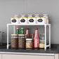رف تخزين للمطبخ مع منظم للتوابل