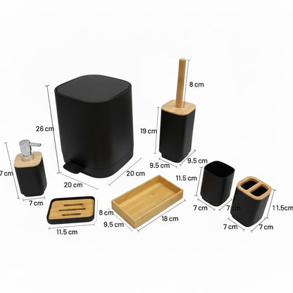 مجموعة إكسسوارات الحمام من 7 قطع