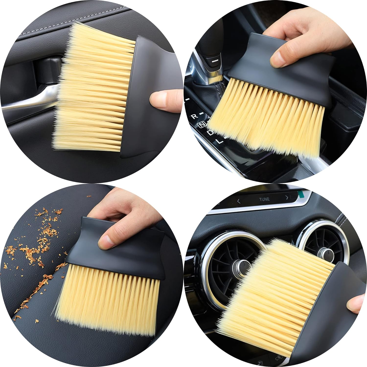 Lint-free cleaning brush