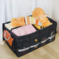 Foldable car trunk storage box
