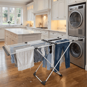 حامل تجفيف ملابس قابل للطي