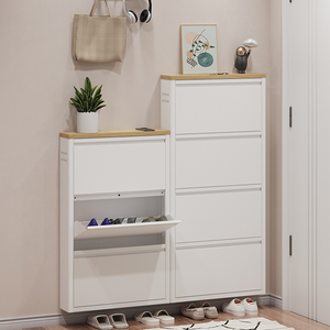 خزانة أحذية جدارية متعددة الطبقات معدن