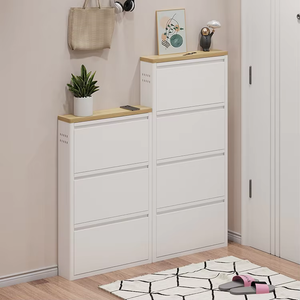 خزانة أحذية جدارية متعددة الطبقات معدن