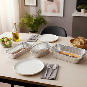 صواني خبز من رقائق الألومنيوم