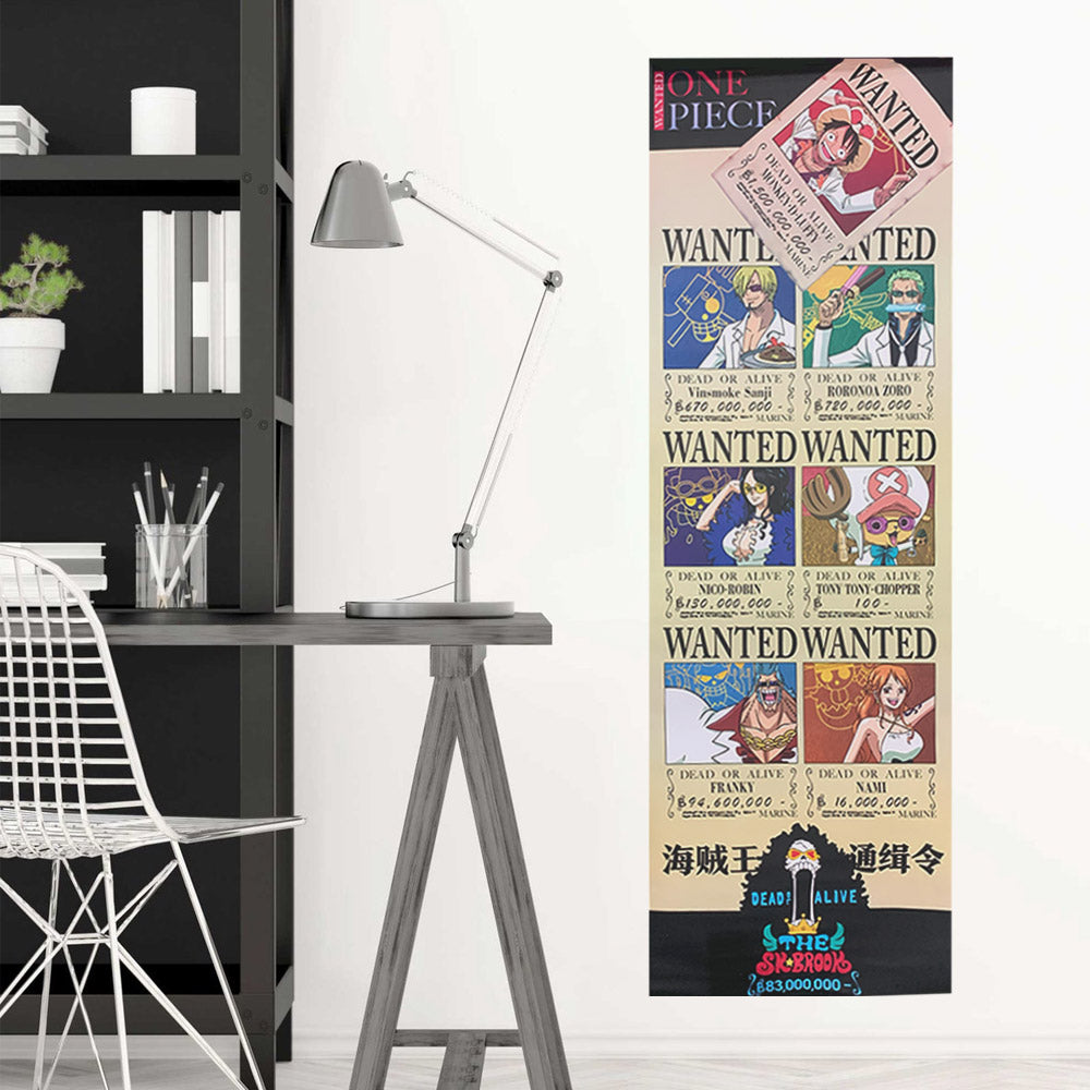 High Definition One Piece Wanted Wall Decor Posters