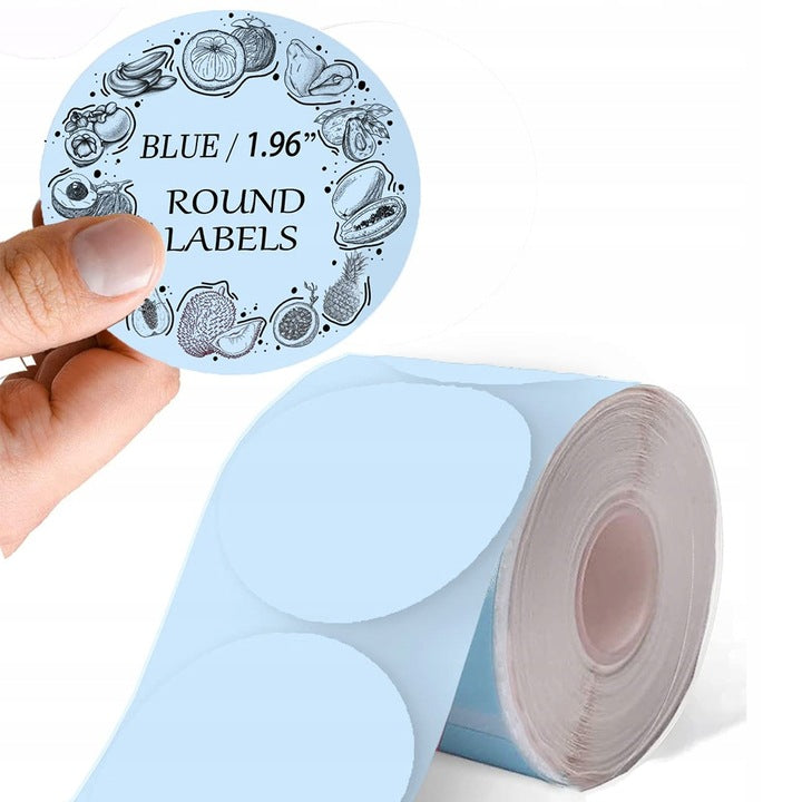 Phomemo Printer Labels 50x50mm/140Pcs Round/Blue