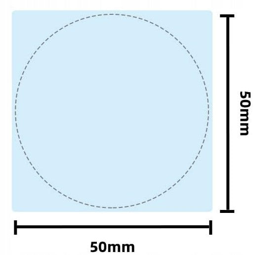Phomemo Printer Labels 50x50mm/140Pcs Round/Blue