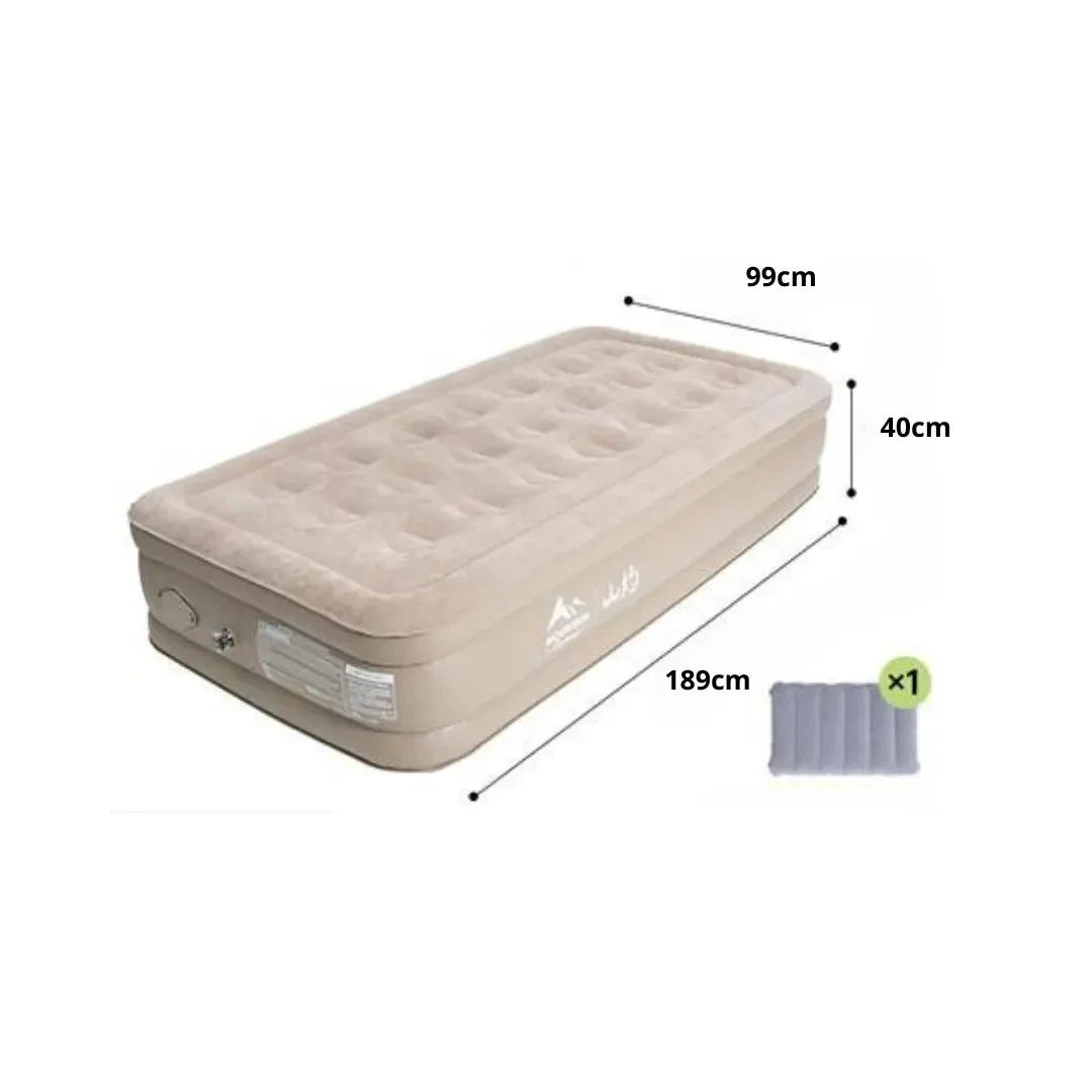 Mountain Air Bed with Pump and Inflatable Pillow