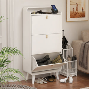 خزانة أحذية كبيرة بثلاثة أدراج