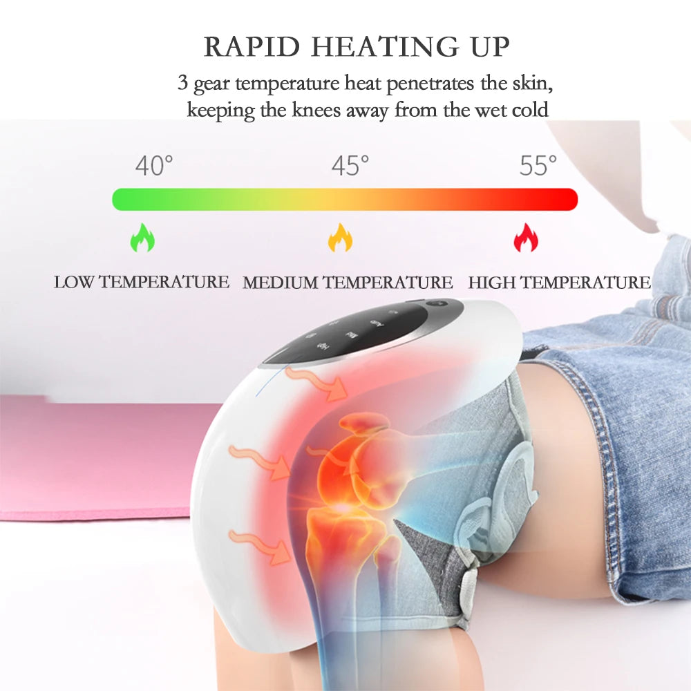 Intelligent hot knee massager infrared heating