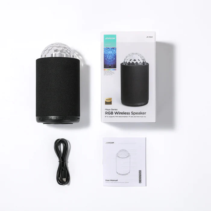 جوي روم JR-MS01RGB مكبر صوت لاسلكي - أسود