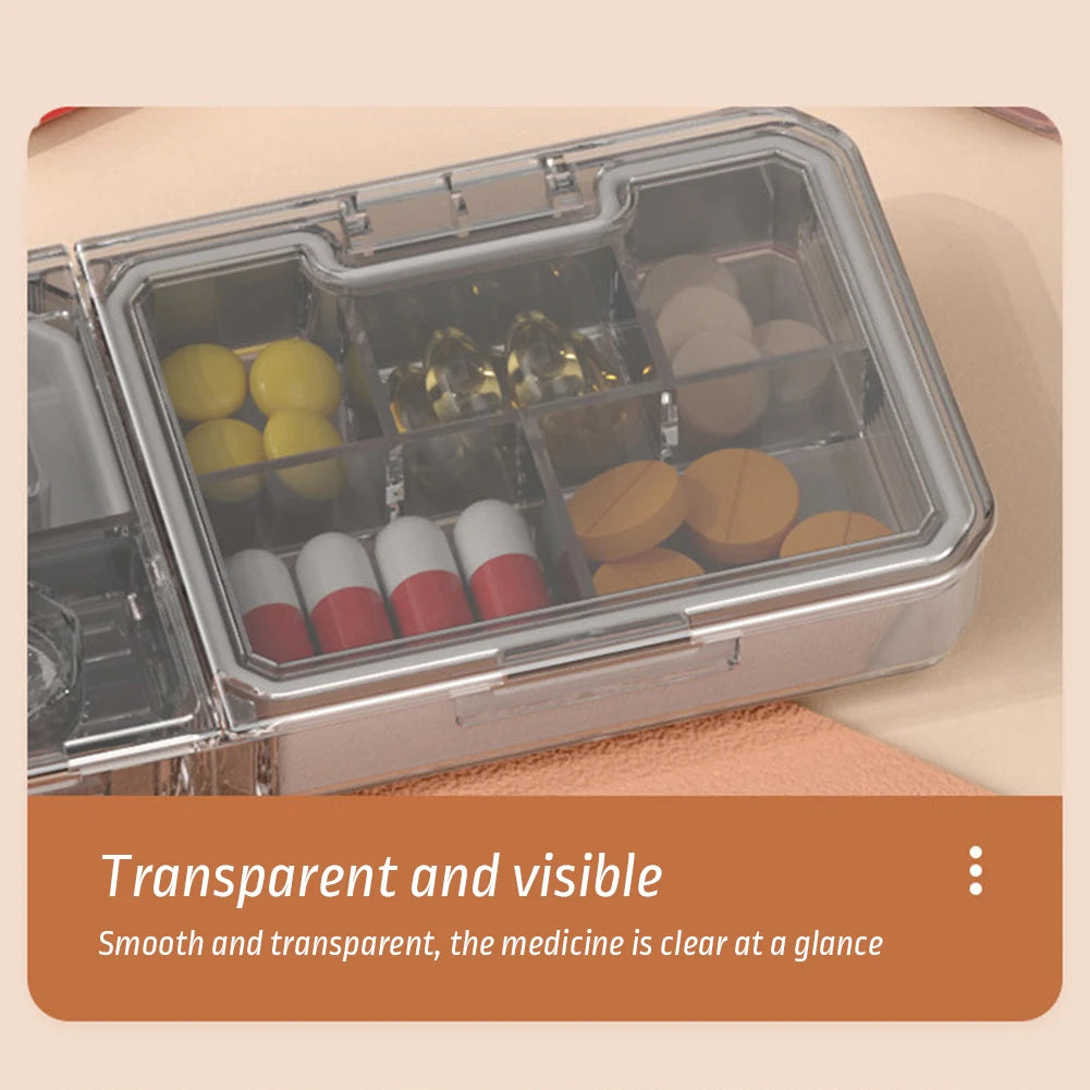 Portable Pill Dispenser Box