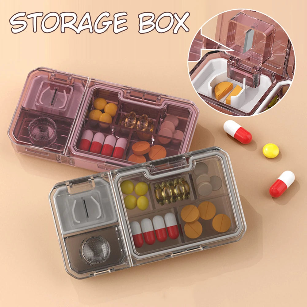 Portable Pill Dispenser Box
