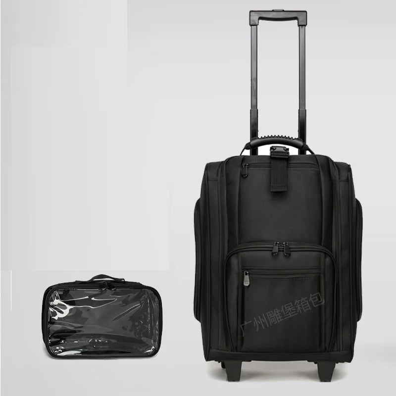 حقيبة سفر محمولة مع حقيبة مكياج